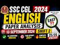SSC CGL 2024 Tier-I Official Paper (Held On: 13 Sept, 2024 Shift 2)#ssccgl #sscenglish #vocabulary