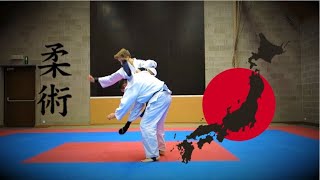 Black Belt exam (Shodan) Japanese JuJitsu - JuJutsu - JiuJitsu & flying scissors (check at the end)