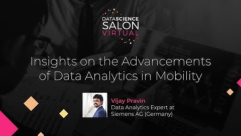 Insights on the Advancements of Data Analytics in Mobility