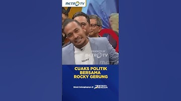 "Chuaks" Politik Bersama Rocky Gerung #shorts