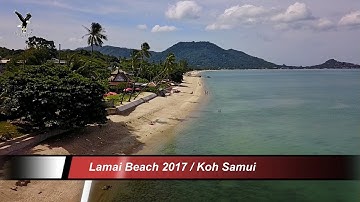 Lamai Beach 01 2017 / Koh Samui / Thailand / overflown with my drone