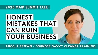 Mistakes That Can Ruin Your Cleaning Business with Angela Brown