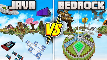 Mis Mejores Subs de Java Compiten Contra Mejores Subs de Bedrock en Skyblock!✌ (JAVA VS BEDROCK)