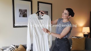 How I Planned My Wedding In Six weeks | Minimal Christ Centered Wedding