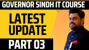 Latest update about Governor Sindh IT Course #ai #governorsindh #machinelearning #viral #viralvideo