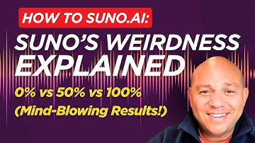 Suno AI Weirdness Explained: 0% vs 50% vs 100% (Mind-Blowing Results!)