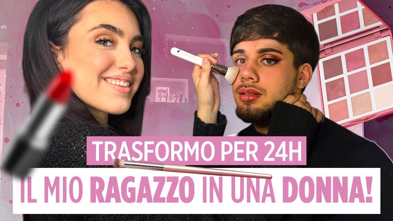 TRASFORMO IL MIO RAGAZZO IN UNA DONNA... E LO PORTO A PRANZO FUORI!