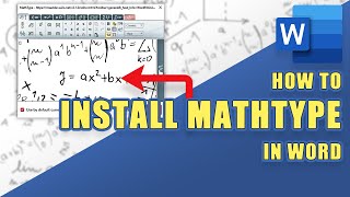 How to Install MathType Add-in (Equation Editor) to Word screenshot 5