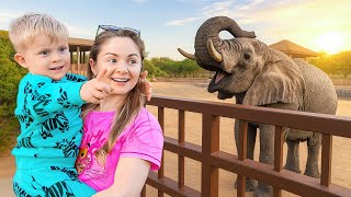fun zoo day diana romas family at emirates park zoo abu dhabi
