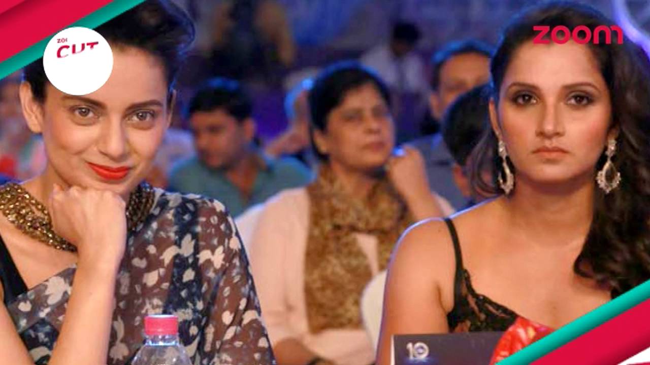 Sania Mirza laughs at Kangana Ranaut KAUN-FLICT CUT IT!! EXCLUSIVE