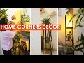 Living room corner decor ideas  stylish ways to decorate corners  corner decoration ideas 