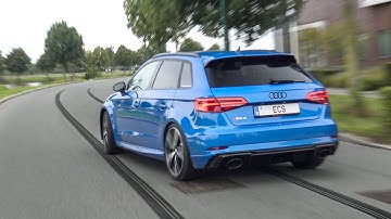 Audi RS3 8V with Eventuri Intake - FAST Accelerations, Revs, Turbo Sound!