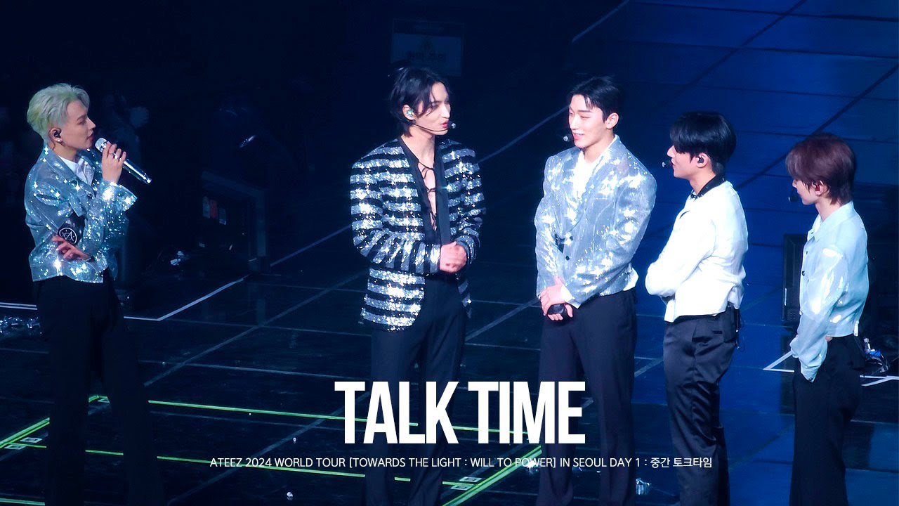 20240127 에이티즈 ATEEZ WORLD TOUR [TOWARDS THE LIGHT : WILL TO POWER] IN SEOUL DAY1 : 토크타임 (TALK TIME)
