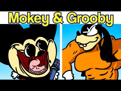 Friday Night Funkin&rsquo;: VS Mokey & Grooby Full Week + Cutscenes [FNF Meme Mod/HARD] Mokey&rsquo;s Show