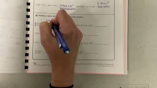 Operations in Scientific Notation Notes