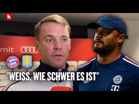 Kompany raves about Bayern talents, Neuer on "difficult conditions" against Aston Villa