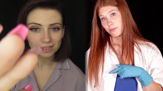 ASMR - *Collaboration* Doctor Ginger ASMR & Nurse Jodie Marie give you a Tingly Ear Examination