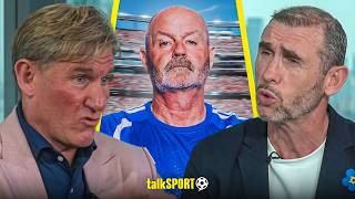 Simon Jordan &amp; Martin Keown REACT to Steve Clarke's INTERVIEW after his Scotland EXIT!