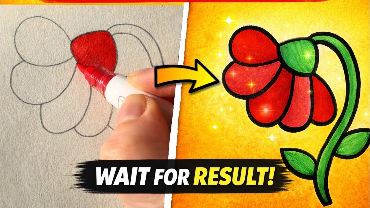 3 Easy & Cute Drawings in 3 Minutes! ✨ | Drawing Challenge