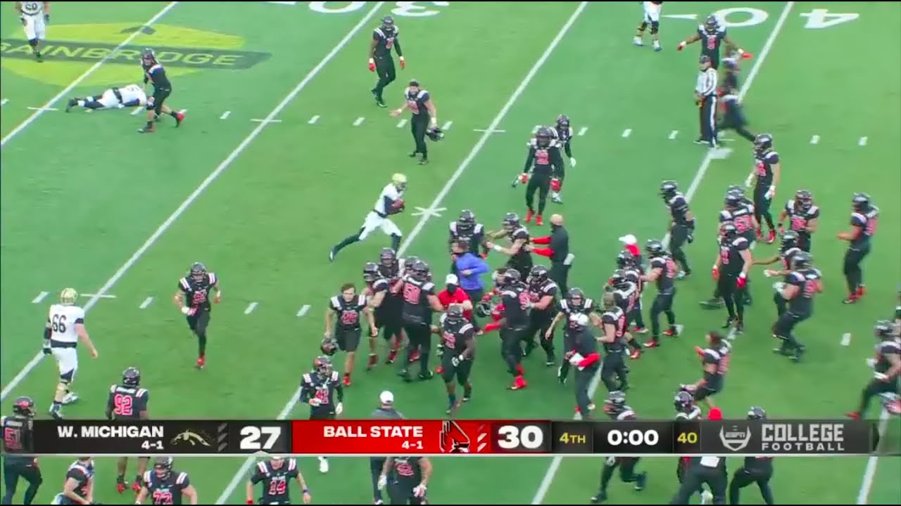 One of the Most CRAZIEST ENDINGS in Football History Western Michigan