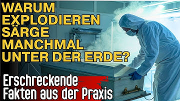 Hoe leidt de druk van de gassen van een ontbindend lichaam tot het scheuren van de kist?