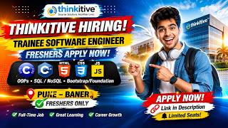 Thinkitive Hiring 2026 | Trainee Software Engineer | Freshers Apply Now | Fresher IT jobs 2026