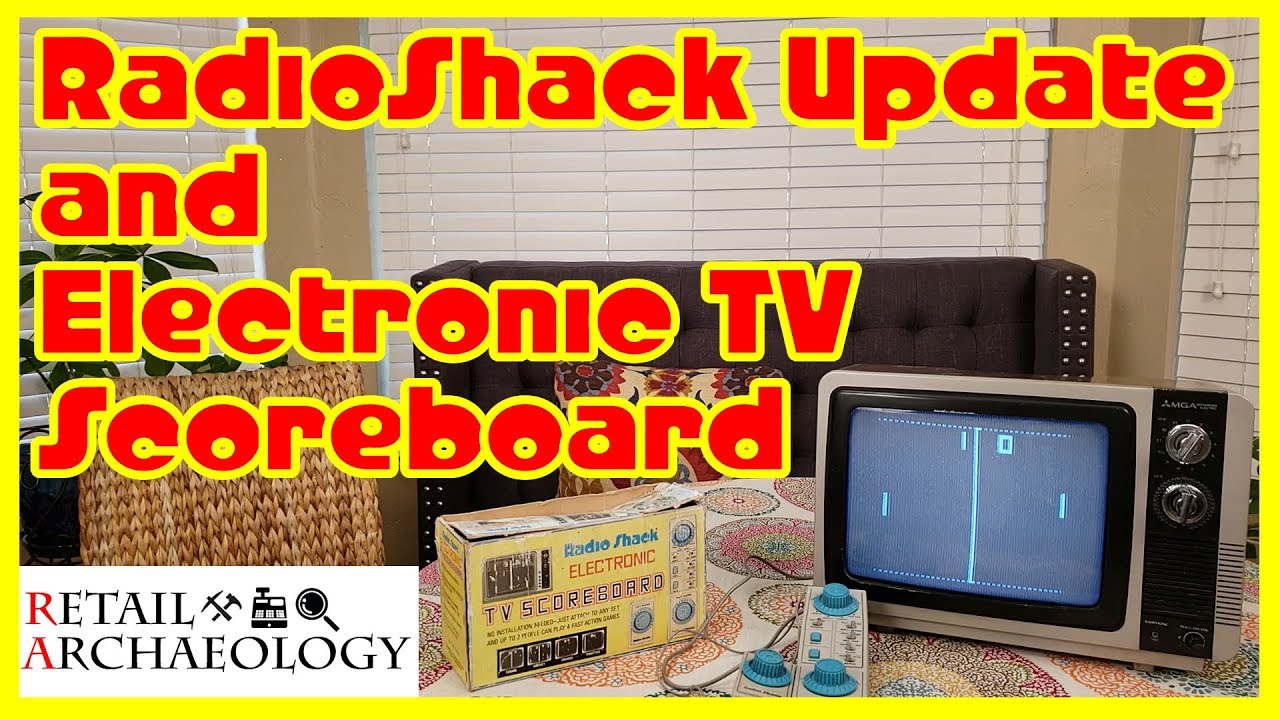 radio shack electronic tv scoreboard