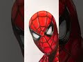 Drawing spiderman with copic markers