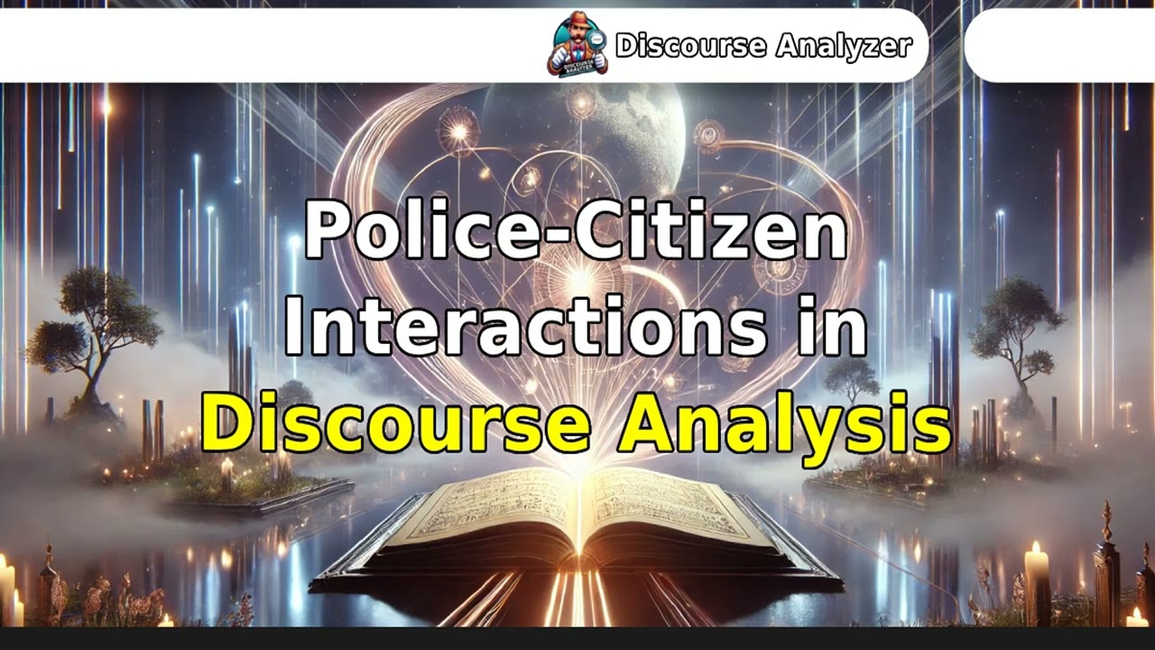 Police-Citizen Interactions in Discourse Analysis.