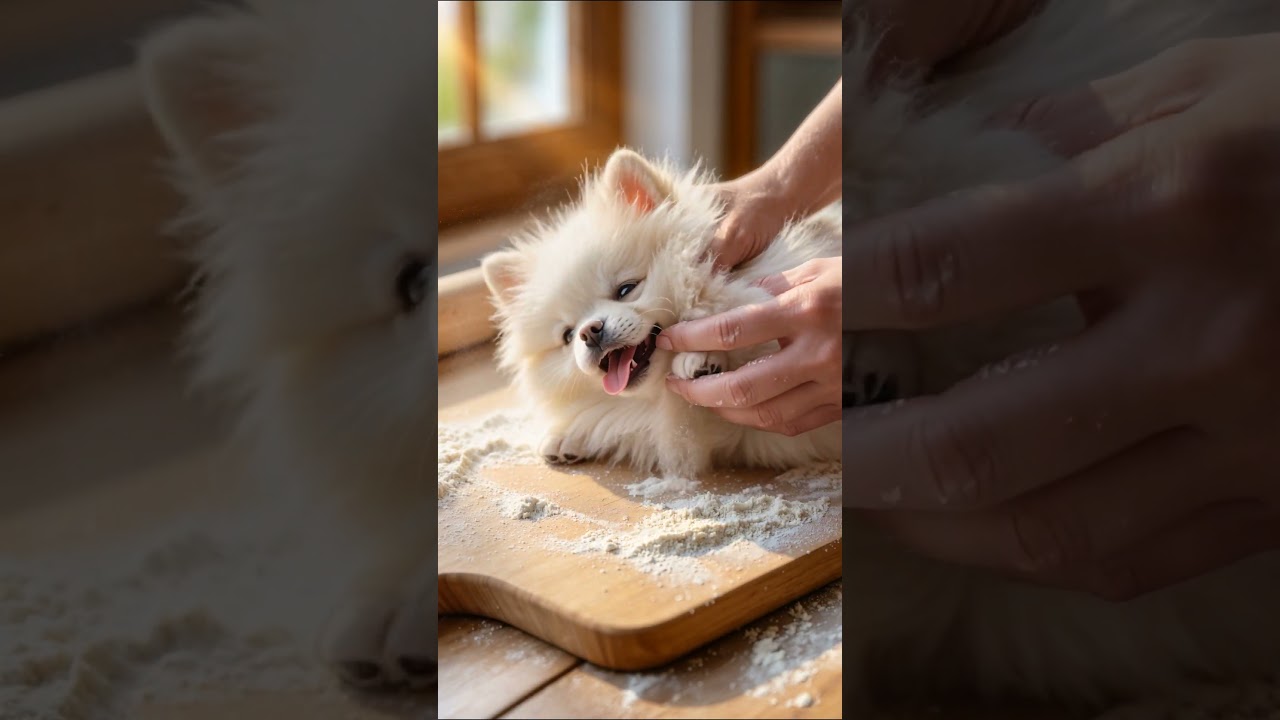 まな板の上のポメ