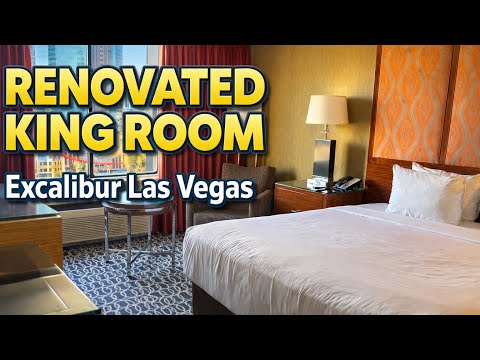 Renovated Excalibur Las Vegas Resort Tower King Room Tour 2026