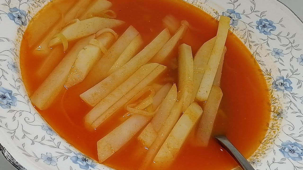 Sopa de papa y poro