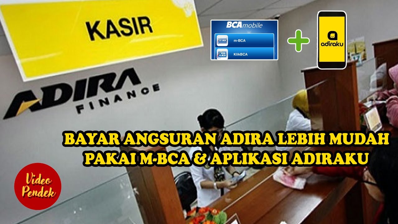 Cara Bayar Angsuran Adira Finance Lewat Mbanking Bca Adiraku Di Hp Youtube