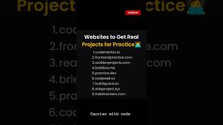 Stop Watching Tutorials — Start Building Real Projects! 💻🔥#shorts#shortsfeed#coding#shortvideo#viral