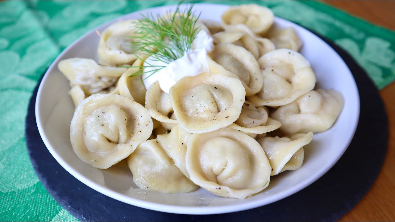 Pelmeni selber machen | Teigtaschen mit Hackfleischfüllung