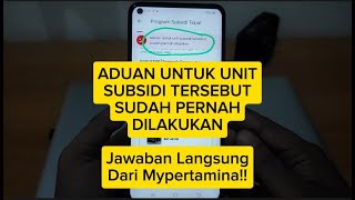 Download lagu Kendala Subsiditepat - Aduan Untuk Unit Subsidi tersebut sudah pernah diajukan