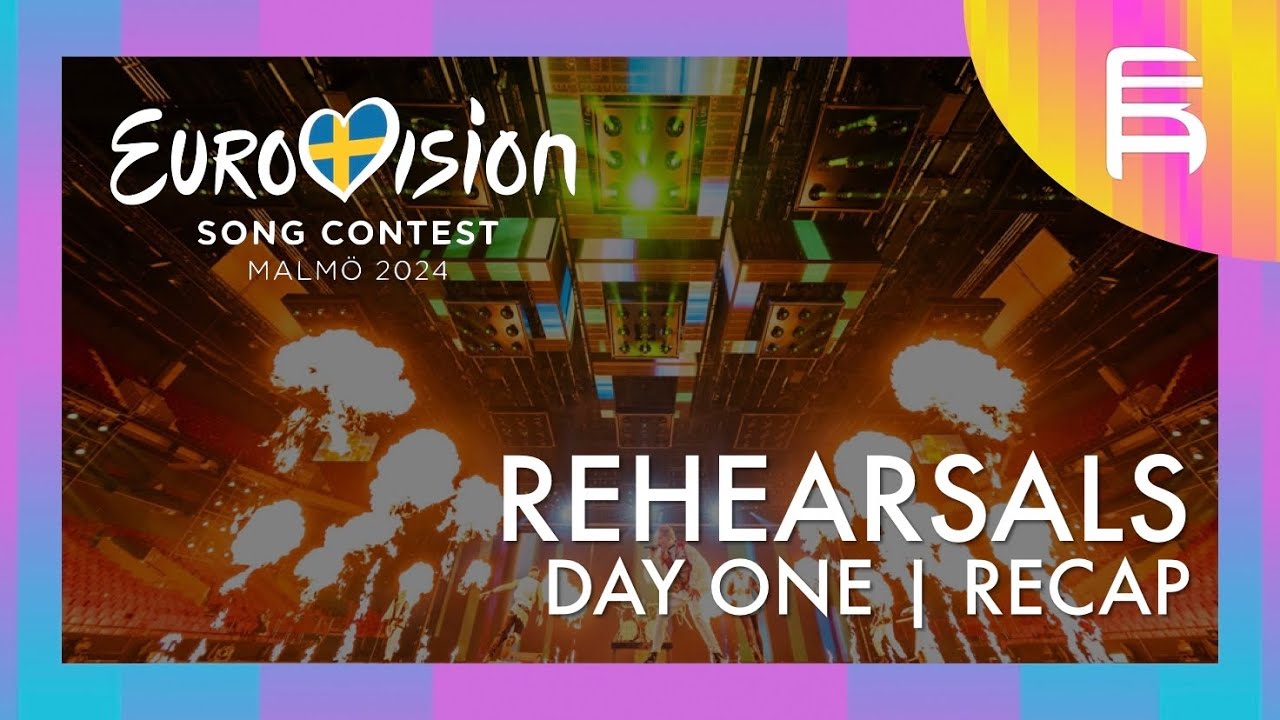 Eurovision 2024 Rehearsals - Day One (Recap) - YouTube
