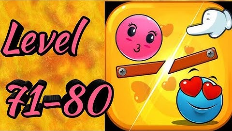Cut The Loveballs Level 71 72 73 74 75 76 77 78 79 80 Puzzle Game Android Gameplay