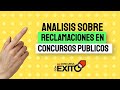 #ACTUALIZATE ANALISIS SOBRE RECLAMACIONES EN CONCURSOS PUBLICOS Y NUEVO SIMULACRO EN VIVO