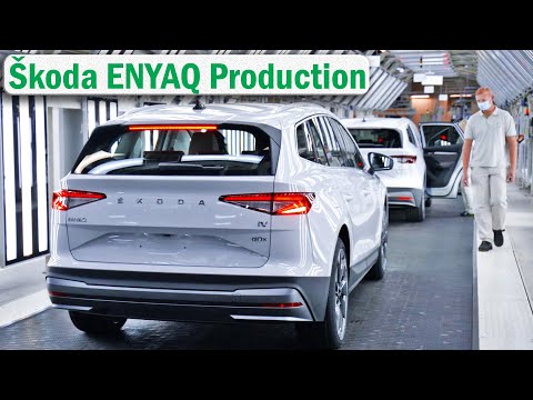 Škoda  ENYAQ iV Production Mlada Boleslav - Skoda factory