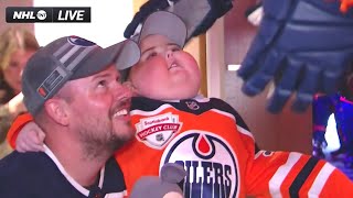 Six-year-old Oilers superfan Ben Stelter has died