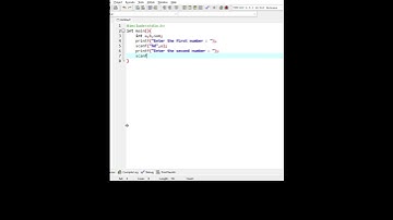 Addition of two numbers|C language|Dev-c++||BEGINNER CODER