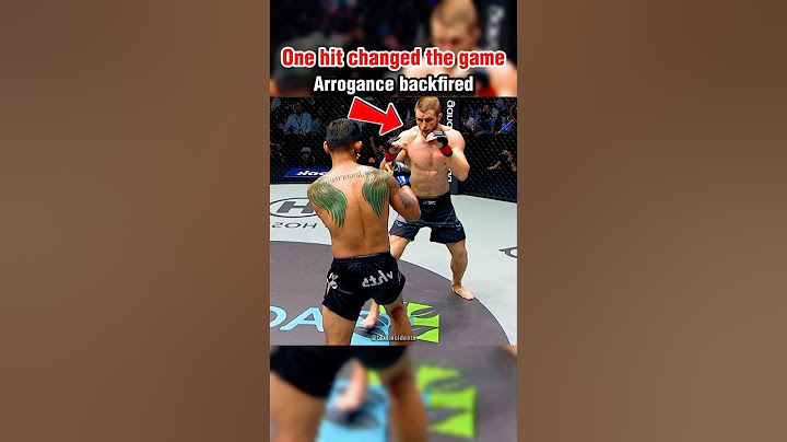 Arrogance backfired 😮 (@onechampionship)