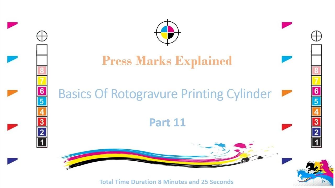 Press Marks Explained (Basics Of Rotogravure Printing Cylinder Part 11