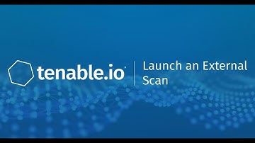 Launch an External Scan in Tenable.io (New Interface)