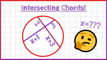 Intersecting Chords Theorem! (explanation and examples)