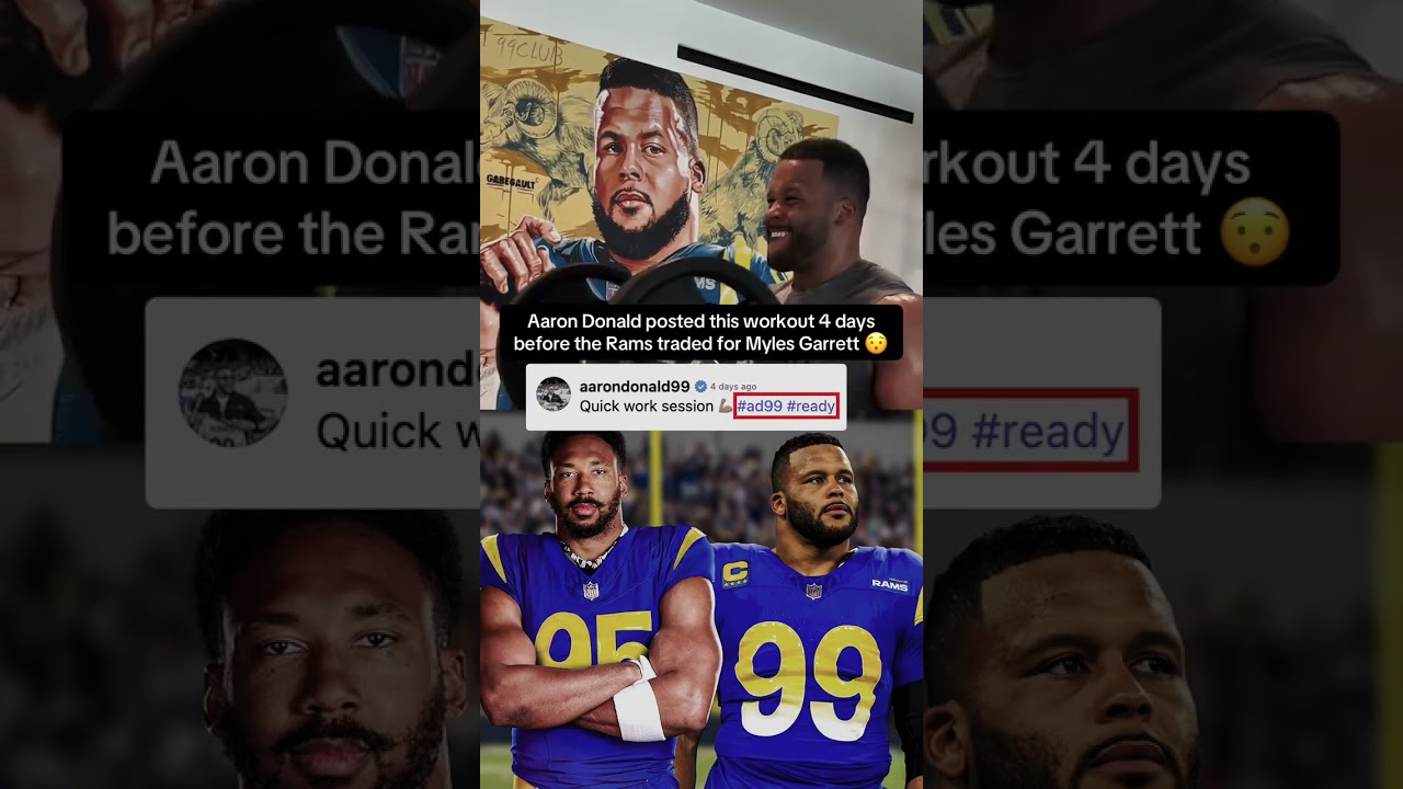 Imagine this duo š³ (via @aarondonald99/IG)