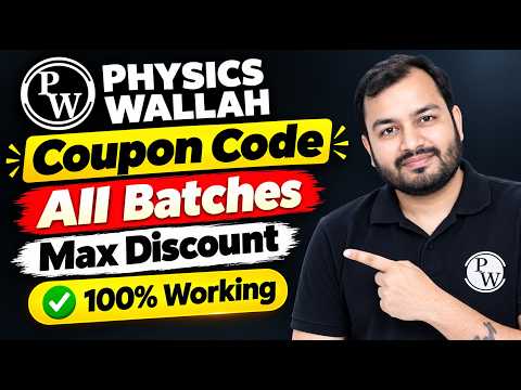Physics Wallah Coupon Code 🥳 | PW Coupon Code 2026 Batch | PW Yakeen Batch 2.0 2027 Batch Coupon ...