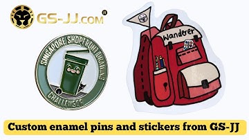 Custom Enamel Pins and Stickers from GS-JJ.com