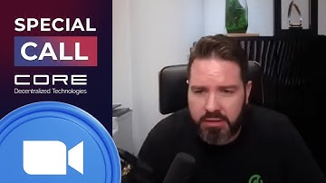 CORE/SST Information Live Call with the CEO of CORE I SocialSwap.io